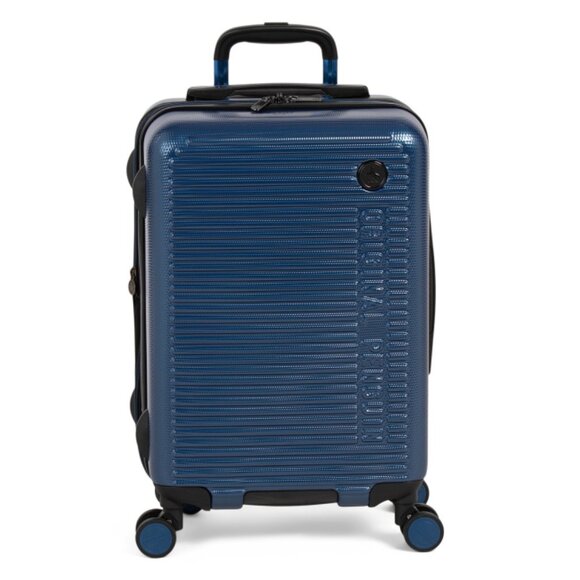 ORIGINAL PENGUIN Metallic Blue 21in Dexter Hardside Carry-on Spinner - Picture 1 of 2